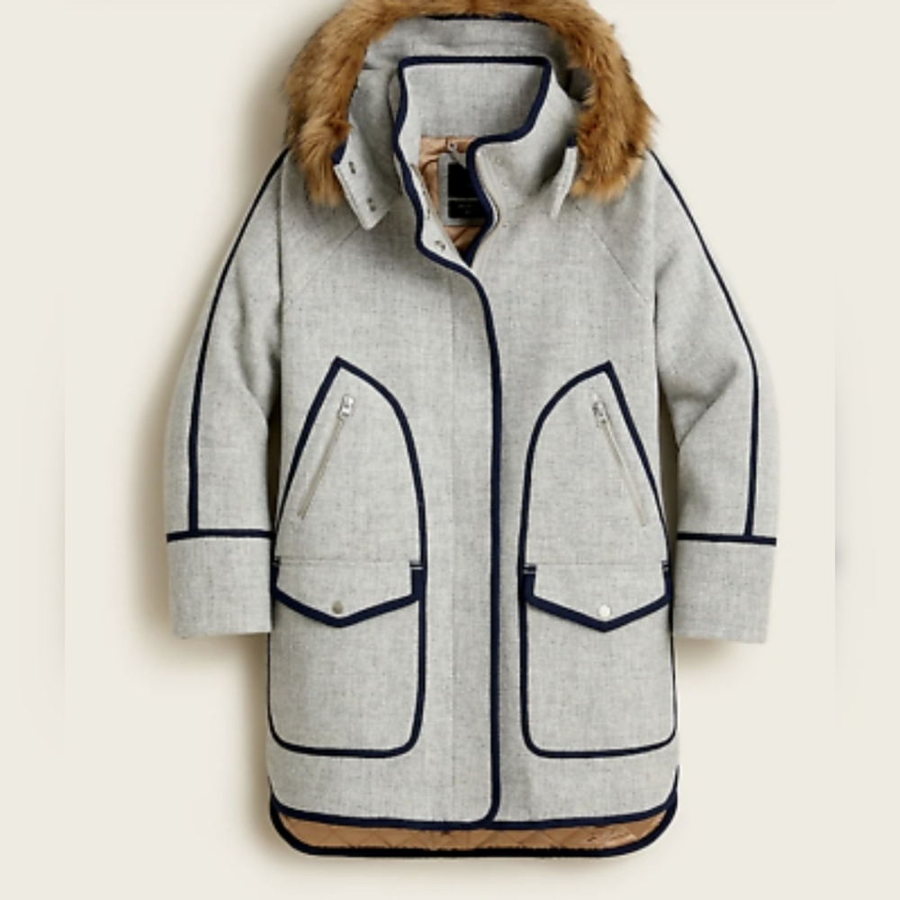 NWT Summit Parka Italian Stadium Cloth Wool